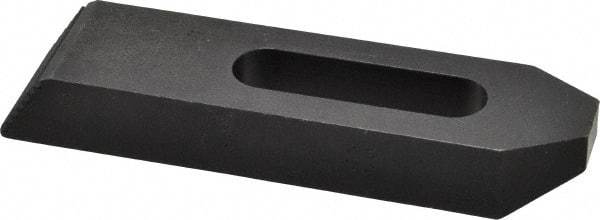 Gibraltar - 5/8" Stud, Steel, Serrated Strap Clamp - 1-15/16" Travel, 6" OAL x 1-1/2" Wide x 7/8" High, Black Oxide Finish, Tapered Nose - Apex Tool & Supply