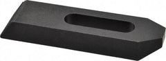 Gibraltar - 5/8" Stud, Steel, Serrated Strap Clamp - 1-15/16" Travel, 6" OAL x 1-1/2" Wide x 7/8" High, Black Oxide Finish, Tapered Nose - Apex Tool & Supply