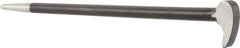 Value Collection - 12" OAL Rolling Head Pry Bar - 7/16" Wide, Chrome Vanadium - Apex Tool & Supply