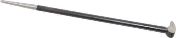 Value Collection - 16" OAL Rolling Head Pry Bar - 1/2" Wide, Chrome Vanadium - Apex Tool & Supply