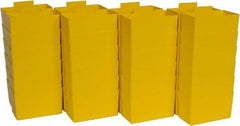 Quantum Storage - 2.8" Wide x 3" High, Yellow Bin Cup - Use with Quantum Storage Systems - Shelf Bin - Apex Tool & Supply