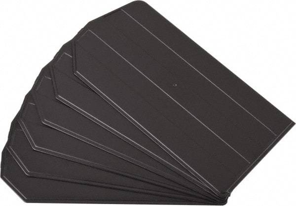 Quantum Storage - 14.8" Wide x 7" High, Black Bin Divider - Use with Quantum Storage Systems - QUS 240, QUS 250 - Apex Tool & Supply