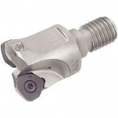 Iscar - 32mm Cut Diam, 0.059" Max Depth, M16 Modular Connection Indexable High-Feed End Mill - Screw Holding Method, FF WOMT/WOCT, FF WOMW Insert, FF EW-M Toolholder, Through Coolant - Apex Tool & Supply