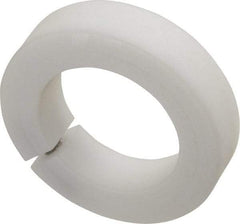 Climax Metal Products - 1-1/2" Bore, Plastic, One Piece One Piece Split Shaft Collar - 2-3/8" Outside Diam, 9/16" Wide - Apex Tool & Supply