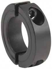 Climax Metal Products - 3-5/8" Bore, Steel, Two Piece Clamping Shaft Collar - 5" Outside Diam, 7/8" Wide - Apex Tool & Supply