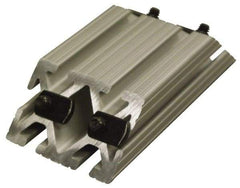 80/20 Inc. - 1-1/2" Wide, 6" High, Open Shelving Polymer Shelf - Aluminum, Use with Series 15 - 1530 Extrusion - Apex Tool & Supply