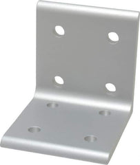 80/20 Inc. - 2.81" Wide, 3" High, Open Shelving 8 Hole Inside Corner Bracket - Aluminum, 3" Deep, Use with Series 15 & Bolt Kit 3320 - Apex Tool & Supply