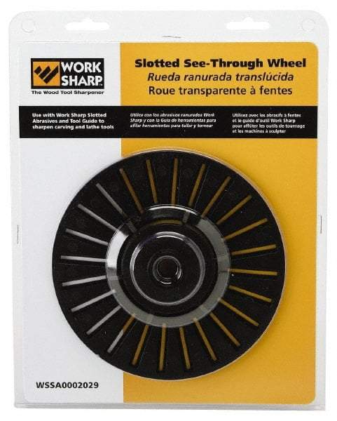 Work Sharp - 6 Inch Outside Diameter Slotted Wheel - Work Sharp 3000 Machine Compatible - Apex Tool & Supply