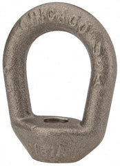 Gibraltar - 1,240 Lb Capacity, 3/8-16 Thread, Self Colored, Carbon Steel Regular Duty Lifting Eye Nut - Grade C-1030, 2-1/16" High, 1" Inside & 1-5/8" Outside Eye Diam, 1-5/8" Bell/Base Width - Apex Tool & Supply