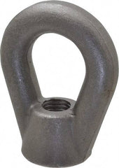 Gibraltar - 10,600 Lb Capacity, 3/4-10 Thread, Self Colored, Carbon Steel Heavy Duty Lifting Eye Nut - Grade C-1030, 3-7/8" High, 1-1/2" Inside & 3" Outside Eye Diam, 3" Bell/Base Width - Apex Tool & Supply