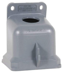 Hubbell Wiring Device-Kellems - 20, 30 Amp, 1 Inch Hub Size, Plastic Pin and Sleeve Angle Back Box - IP67, 15° Box Angle - Apex Tool & Supply