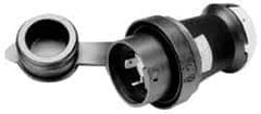 Hubbell Wiring Device-Kellems - 125/250 VAC, 30 Amp, L14-30P Configuration, Industrial Grade, Self Grounding Plug - 1 Phase, 3 Poles, IP66, 0.35 to 1.15 Inch Cord Diameter - Apex Tool & Supply