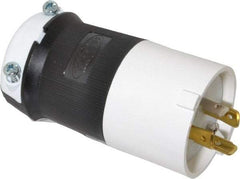 Hubbell Wiring Device-Kellems - 125/250 VAC, 20 Amp, L14-20P Configuration, Industrial Grade, Self Grounding Plug - 1 Phase, 3 Poles, IP20, 0.35 to 1.15 Inch Cord Diameter - Apex Tool & Supply