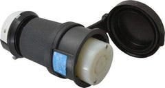 Hubbell Wiring Device-Kellems - 250 VAC, 20 Amp, L15-20R Configuration, Industrial Grade, Self Grounding Connector - 3 Phase, 3 Poles, IP66, 0.35 to 1.15 Inch Cord Diameter - Apex Tool & Supply