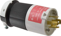 Hubbell Wiring Device-Kellems - 480 VAC, 20 Amp, L16-20P Configuration, Industrial Grade, Self Grounding Plug - 3 Phase, 3 Poles, IP20, 0.35 to 1.15 Inch Cord Diameter - Apex Tool & Supply