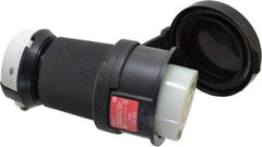 Hubbell Wiring Device-Kellems - 480 VAC, 20 Amp, L16-20R Configuration, Industrial Grade, Self Grounding Connector - 3 Phase, 3 Poles, IP66, 0.35 to 1.15 Inch Cord Diameter - Apex Tool & Supply