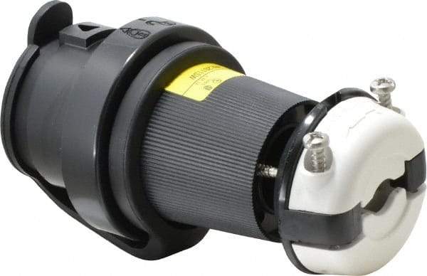 Hubbell Wiring Device-Kellems - 125 VAC, 30 Amp, L5-30P Configuration, Industrial Grade, Self Grounding Plug - 1 Phase, 2 Poles, IP66, 0.36 to 0.93 Inch Cord Diameter - Apex Tool & Supply