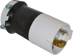 Hubbell Wiring Device-Kellems - 250 VAC, 30 Amp, L6-30P Configuration, Industrial Grade, Self Grounding Plug - 1 Phase, 2 Poles, IP20, 0.36 to 0.93 Inch Cord Diameter - Apex Tool & Supply