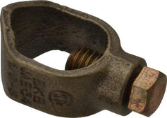 Thomas & Betts - 1/0 to 8 (Solid) AWG Compatible Single-Nut Rod Clamp - Copper Alloy, 2-11/32" OAL, CSA Certified, RoHS Compliant, UL Listed - Apex Tool & Supply