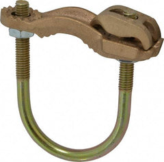 Thomas & Betts - 4 to 4/0 AWG Compatible U-bolt Rod Clamp - Bronze, CSA Certified, UL File E3060, UL Listed - Apex Tool & Supply