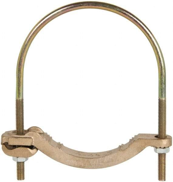 Thomas & Betts - 4 to 4/0 AWG Compatible U-bolt Rod Clamp - Bronze, CSA Certified, UL File E3060, UL Listed - Apex Tool & Supply