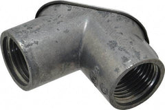 Thomas & Betts - 1/2" Trade, Die Cast Zinc Threaded Angled Rigid/Intermediate (IMC) Conduit Elbow - Noninsulated - Apex Tool & Supply