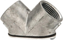 Thomas & Betts - 3/4" Trade, Die Cast Zinc Threaded Angled Rigid/Intermediate (IMC) Conduit Elbow - Noninsulated - Apex Tool & Supply