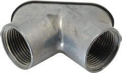 Thomas & Betts - 1" Trade, Die Cast Zinc Threaded Angled Rigid/Intermediate (IMC) Conduit Elbow - Noninsulated - Apex Tool & Supply