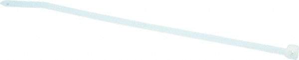Thomas & Betts - 5.6" Long Natural (Color) Nylon Standard Cable Tie - 30 Lb Tensile Strength, 1.21mm Thick, 1-1/4" Max Bundle Diam - Apex Tool & Supply