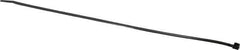 Thomas & Betts - 11-1/2" Long Black Nylon Standard Cable Tie - 40 Lb Tensile Strength, 1.13mm Thick, 1-3/4" Max Bundle Diam - Apex Tool & Supply