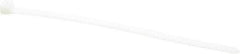Thomas & Betts - 8" Long Natural (Color) Nylon Standard Cable Tie - 120 Lb Tensile Strength, 1.91mm Thick, 1-1/4" Max Bundle Diam - Apex Tool & Supply
