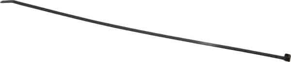 Thomas & Betts - 14.1" Long Black Nylon Standard Cable Tie - 50 Lb Tensile Strength, 1.35mm Thick, 1-1/4" Max Bundle Diam - Apex Tool & Supply