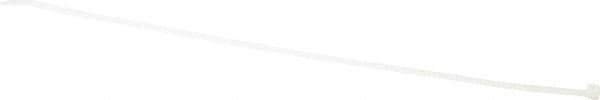 Thomas & Betts - 14.1" Long Natural (Color) Nylon Standard Cable Tie - 50 Lb Tensile Strength, 1.35mm Thick, 1-1/4" Max Bundle Diam - Apex Tool & Supply