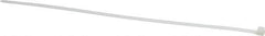 Thomas & Betts - 14.2" Long Natural (Color) Nylon Standard Cable Tie - 120 Lb Tensile Strength, 1.91mm Thick, 2-7/8" Max Bundle Diam - Apex Tool & Supply