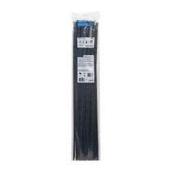 Thomas & Betts - 28" Long Black Nylon Standard Cable Tie - 120 Lb Tensile Strength, 1.91mm Thick, 4-3/4" Max Bundle Diam - Apex Tool & Supply