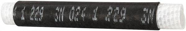 3M - 203mm Long, 2:1, EPDM Rubber Cold Shrink Electrical Tubing - Black - Apex Tool & Supply