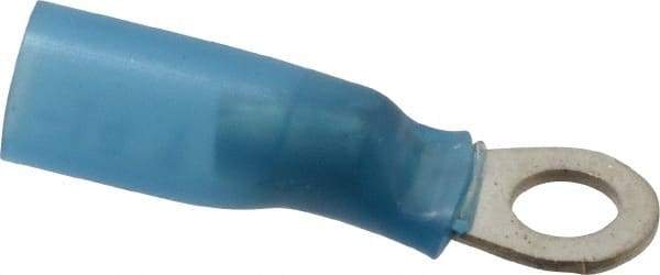 3M - 16-14 AWG Partially Insulated Crimp Connection Circular Ring Terminal - #8 Stud, 1" OAL x 0.31" Wide, Copper Contact - Apex Tool & Supply