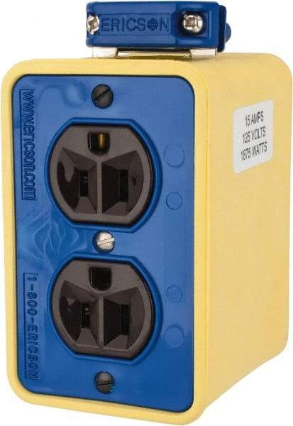 Conductix - Plastic Rectangle Outlet Box - 4-1/2" Overall Height x 2-1/2" Overall Width - Apex Tool & Supply