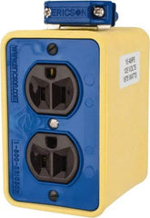 Conductix - Plastic Rectangle Outlet Box - 4-1/2" Overall Height x 2-1/2" Overall Width - Apex Tool & Supply