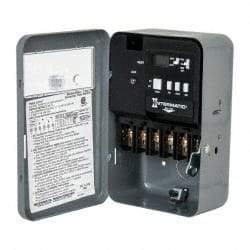 Intermatic - 7 Day Indoor Digital Electronic Timer Switch - 42 On/Off per wk, 240 VAC, 60 Hz, - Apex Tool & Supply