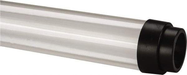 Made in USA - 48 Inch Long, Clear, Fluorescent Lamp Sleeve - T8 Shape - Apex Tool & Supply