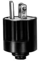 Leviton - 250 VAC, 20 Amp, 6-20R NEMA, Straight, Self Grounding, Commercial Grade Connector - 2 Pole, 3 Wire, 3 Phase, PVC, Steel, Silver - Apex Tool & Supply
