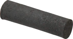 Made in USA - 1/4" Max Diam x 7/8" Long, Cylinder, Rubberized Point - Medium Grade, Silicon Carbide, 1/16" Arbor Hole, Unmounted - Apex Tool & Supply