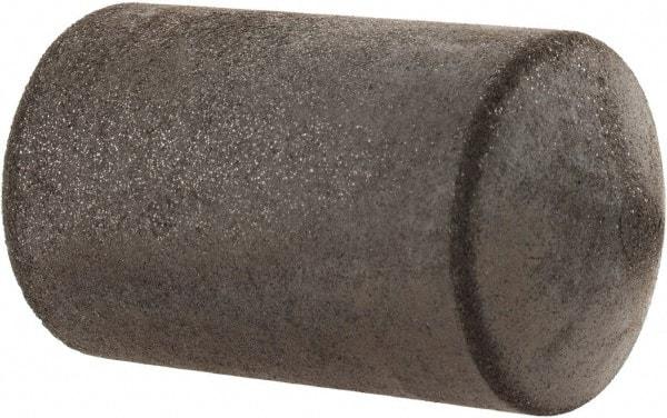 Made in USA - 1" Max Diam x 1-3/4" Long, Cone, Rubberized Point - Medium Grade, Silicon Carbide, 1/4" Arbor Hole, Unmounted - Apex Tool & Supply