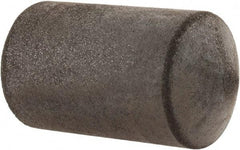 Made in USA - 1" Max Diam x 1-3/4" Long, Cone, Rubberized Point - Medium Grade, Silicon Carbide, 1/4" Arbor Hole, Unmounted - Apex Tool & Supply