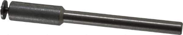 Made in USA - 1/8" Shank Rubberized Abrasive Point Mandrel - 1/16" Hole Compatibility, for Small Wheels - Apex Tool & Supply