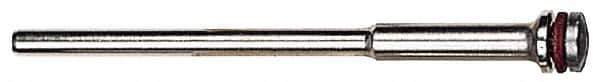 Made in USA - 3/32" Shank Rubberized Abrasive Point Mandrel - 1/16" Hole Compatibility, for Small Wheels - Apex Tool & Supply