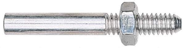 Made in USA - 1/4" Shank Rubberized Abrasive Point Mandrel - 1/4" Hole Compatibility, for Cones & Rubberized Points - Apex Tool & Supply