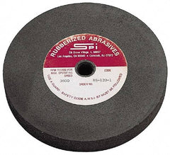 Made in USA - 8" Diam x 1/2" Hole x 1/4" Thick, 46 Grit Surface Grinding Wheel - Aluminum Oxide/Silicon Carbide Blend, Coarse Grade, 2,600 Max RPM - Apex Tool & Supply