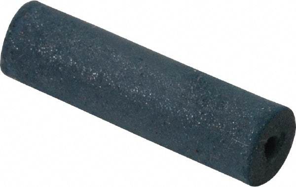 Made in USA - 1/4" Max Diam x 7/8" Long, Cylinder, Rubberized Point - Very Fine Grade, Silicon Carbide, 1/16" Arbor Hole, Unmounted - Apex Tool & Supply